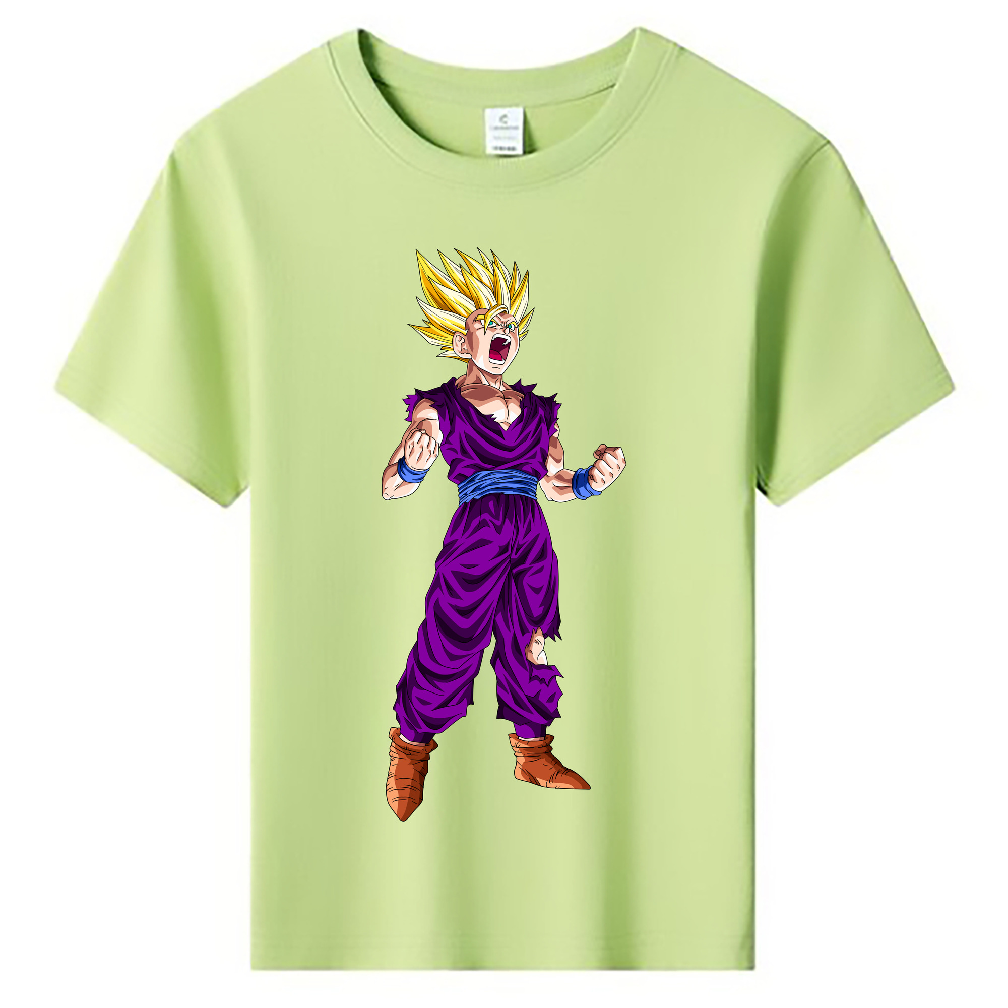 （画像用） ドラゴンボール 孫 悟飯（そんごはん）DRAGON BALL Son Gohan 綿100％キッズTシャツ（フロントプリント）